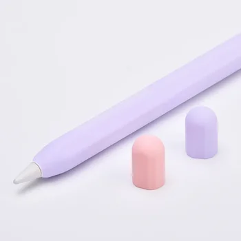 Apple Kalem için 2 Kılıf Koruyucu Kapak silikon kılıf Apple 2nd Gen Tablet iPad Dokunmatik Stylus Kalem Kılıfı Taşınabilir Yumuşak Kılıf