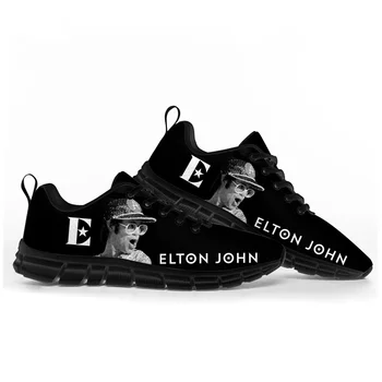 Elton John Pop Rock Şarkıcısı Spor Ayakkabı Mens Womens Genç Çocuk Çocuk Sneakers Casual Özel Yüksek Kaliteli Çift Ayakkabı