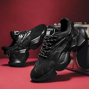 Erkek Spor Ayakkabı 2023 Yeni Erkek Tenis basketbol ayakkabıları Siyah Açık Deri sneaker Rahat Yürüyüş Spor Eğitmenler Hava