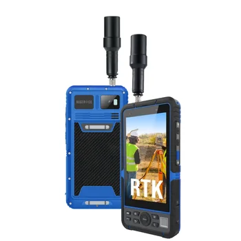 HUGEROCK G60M 5.5 İnç GNSS RTK Ölçüm Konumlandırma El Terminali 9000mAh GEO GPS Ölçüm Alıcısı Sağlam Tablet PC