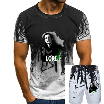 Loki Tom Hiddleston Sanat T-Shirt, Erkek Kadın Tüm Boyutları Rahat Tee Gömlek