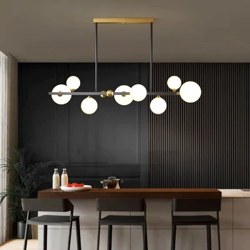 Modern yemek yemek odası Kolye ışıkları iç mekan aydınlatması Tavan lambası asılı ışık led Avizeler oturma odası için kapalı aydınlatma