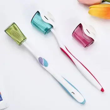 Vantuz Diş Fırçası Tutucu Koruyucu diş fırçası başı Kapak Duvara Monte Plastik saklama kutusu Seyahat Banyo Ev Otel