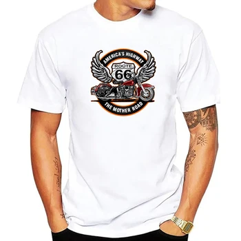 Yeni Varış erkek tişört Serin Motosiklet Grafik Baskı Genç Erkek Giysileri Moda Hip-Hop T-Shirt Erkekler Kısa Kollu Üstleri